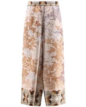 Pierre Louis Mascia Wide Trousers - Natural