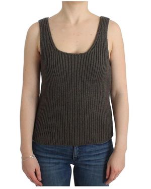 Ermanno Scervino Sleeveless Tops - Black