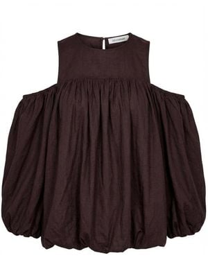 co'couture Overhemden ,Bruin ,Tops