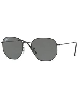 Ray-Ban Authentische Hexagonale Sonnenbrille - Schwarz