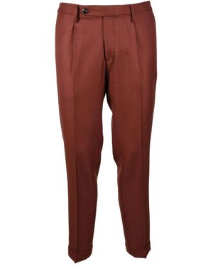 Michael Coal Slim-Fit Trousers - Rosso