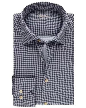 Stenströms Slimline C72 Rc Cuff Casual - Blauw