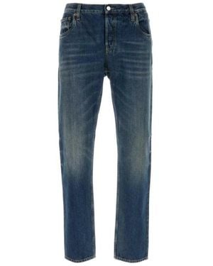 Prada Straight Leg Denim Jeans - Blau