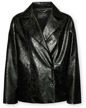 Elena Miro Jas Met Used-Effect - Zwart