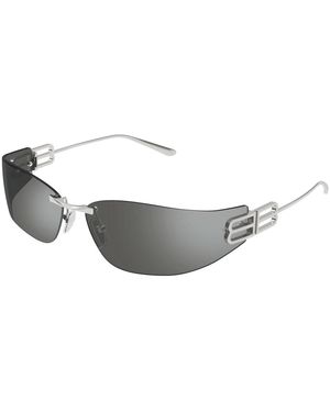 Balenciaga Accessoires ,Grijs ,Zonnebril - Metallic