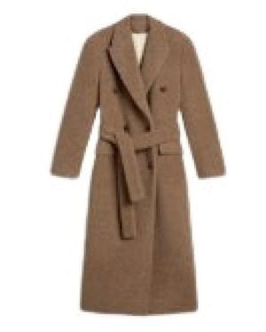 Golden Goose Belted Coats - Brown
