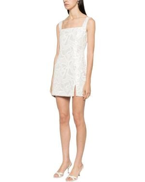 Self-Portrait Kleedjes ,Wit ,Katoen Sequin Lace Mini Jurk