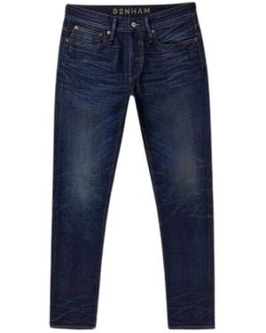 Denham Razor Dob Jeans - Blau