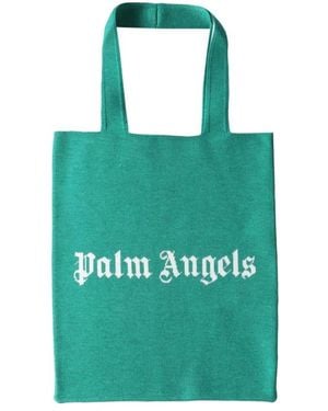 Palm Angels Shopping Bags - Green