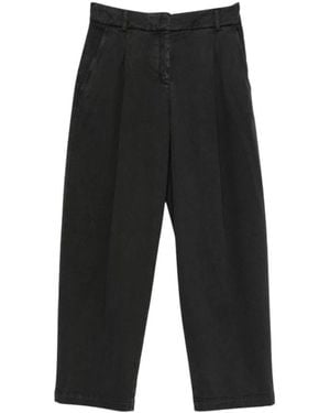 Via Masini 80 Geknipte Broek - Zwart