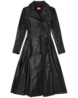 DIESEL D-Ragon Midi Coat Dress - Black
