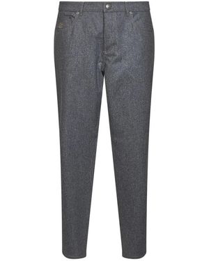 Brunello Cucinelli Slim-Fit Trousers - Grey