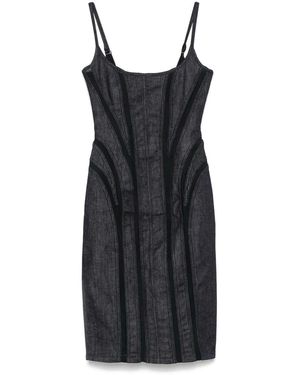 Mugler Short Dresses - Zwart