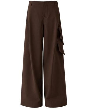 MEIMEIJ Wide Trousers - Brown
