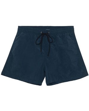 Malo Boxershorts Met Zakken En Elastische Taille - Blauw