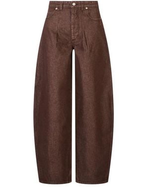 Jacquemus Loose-Fit Jeans - Marrón