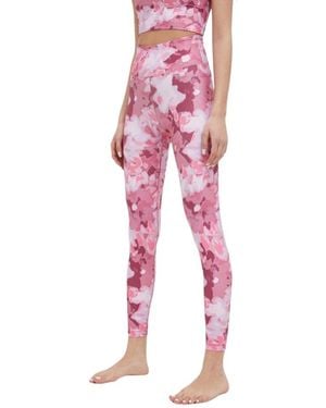 Casall Broeken ,Roze ,Polyester Yoga Leggings