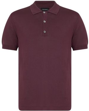 Emporio Armani Polo Shirts - Purple