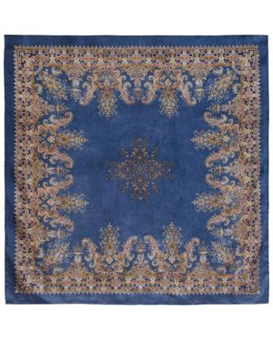Zimmermann Accessoires ,Veelkleurig ,Printed Silk Square 90 - Blauw