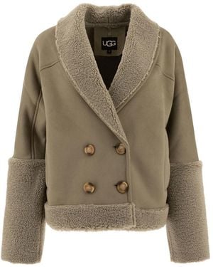 UGG Faux Fur & Shearling Jackets - Green