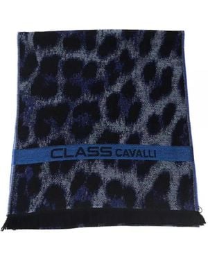 Roberto Cavalli Winter Scarves - Bleu