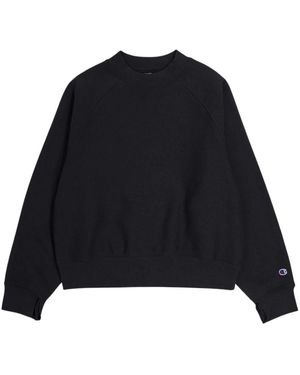 Champion Klassieke Zwarte Crewneck Sweatshirt
