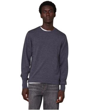 Officine Generale Round-Neck Knitwear - Blu
