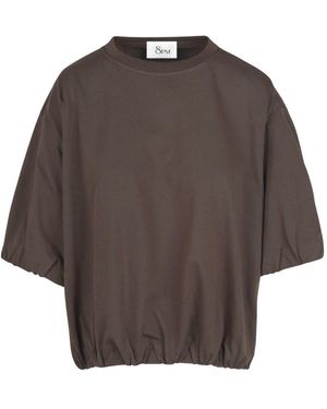 8pm Oversized Tops - Brown