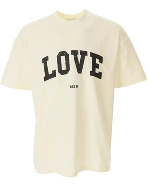 MSGM T-Shirts - Neutro