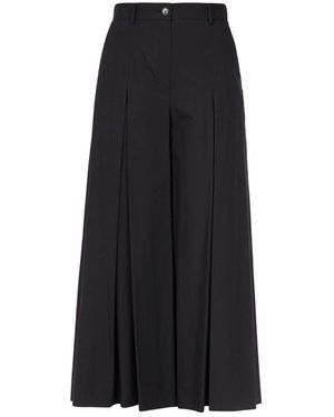 Ottod'Ame Wide Trousers - Black
