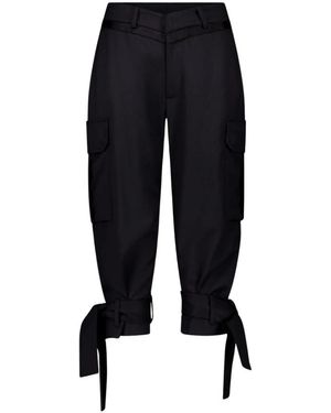 Vaillant Cropped Trousers - Noir