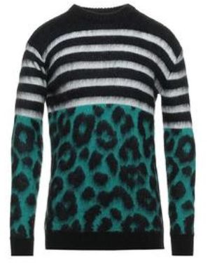 N°21 Grün/Blauer Strickpullover