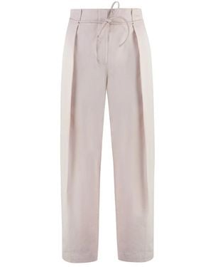 Yves Salomon Wide Trousers - Grey