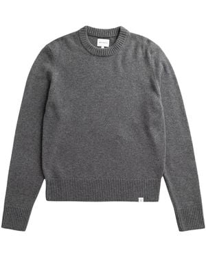Norse Projects Stensmark Merino Lambswool Pullover - Grau