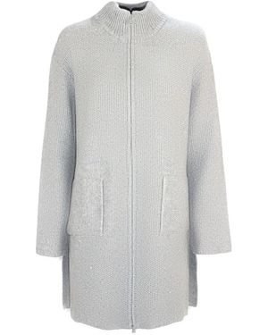 Kangra Long Knitwear - Grey