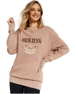 SER.O.YA Sweatshirts - Rosa