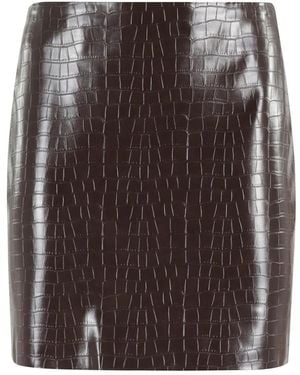 Isabelle Blanche Short Skirts - Marrón