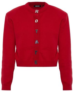 ROTATE BIRGER CHRISTENSEN Cardigans - Rosso