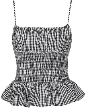 Michael Kors Tops ,Zwart ,Sleeveless Tops - Grijs