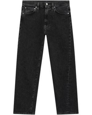 TOTEME Straight Fit Jeans - Black