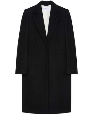 Givenchy Single-Breasted Coats - Black