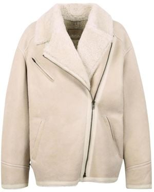 Isabel Marant Faux Fur & Shearling Jackets - Neutro
