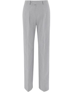 BERWICK  1707 Straight Trousers - Grijs