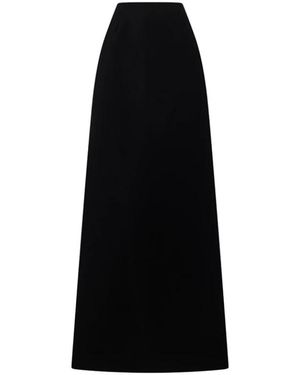 Dior Langer Ausgestellter Rock - Schwarz