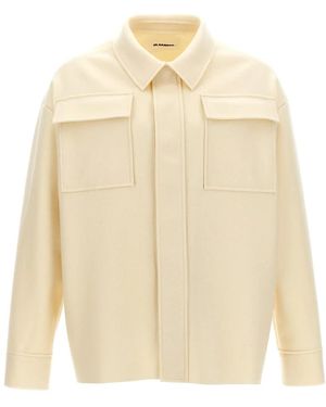 Jil Sander Casual Shirts - Natural
