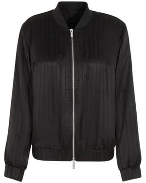 ARMANI EXCHANGE Bomber Jackets - Black