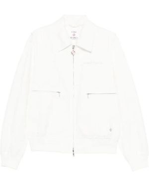CASABLANCA Zip-Up Jacket - Wit