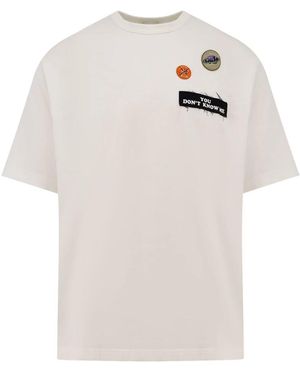 Undercover Witte T-Shirts En Polos Met Logo