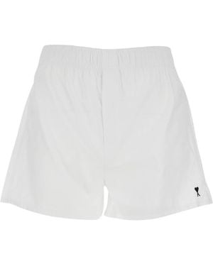 Ami Paris Casual Shorts - Bianco