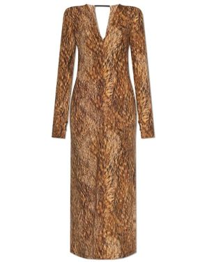 MM6 by Maison Margiela Maxi Dresses - Brown